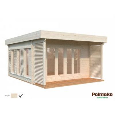 Friggebod Caroline 14,5 m²  Vit behandling