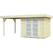 Friggebod Lara 6,0+5,9 m² med cykelskjul - Inget golv