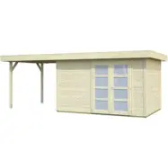 Friggebod Lara 8,4+5,9 m² med cykelskjul - Inget golv