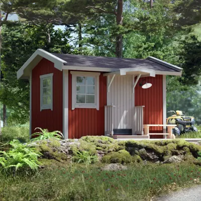 Friggebod Rasken 10 M² Trähuset