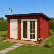 Friggebod Rolf B 11,9 m² med cykelförråd