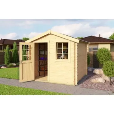 Friggebod Ulla B - 5,0 m² - 28 mm trä