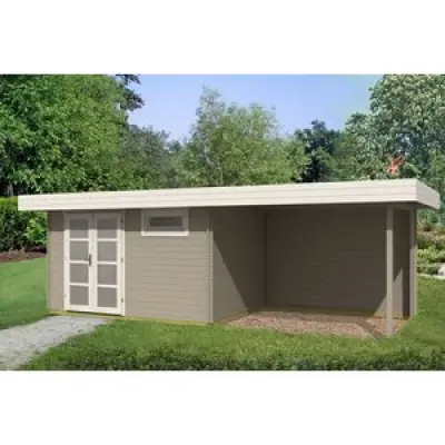 Friggebod Viskan 3b - 9,5 m² med cykelskjul