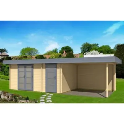 Friggebod Viskan 5b - 13,5 m² med cykelskjul