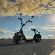 Fatscooter 2000W LG litiumbatteri - 13 Ah | Mattsvart | Lyfco