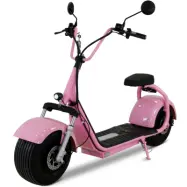 Fatscooter med LG litiumbatteri - 2000W - Rosa 13Ah