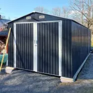 Garage av metall - 18 m²