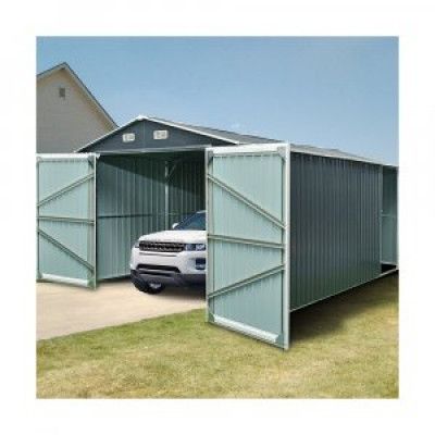 Garage av metall - 18 m²