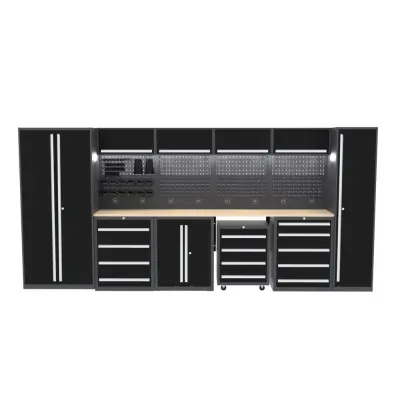 Garage&verkstad | Fullt förvaringsset i stål | Arkivskåp, Väggskåp&Verktygstavlor