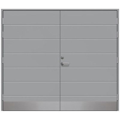 Slagport Dalby 2500 X 2100 Mm, Stengrå