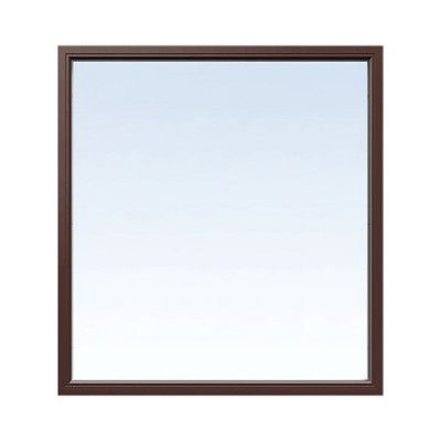 Energi Aluminium Fast Fönster 12, Nötbrun, 23