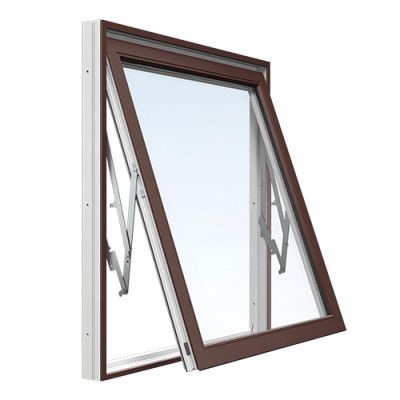 Energi Aluminium Vridfönster 14, 7, Nötbrun