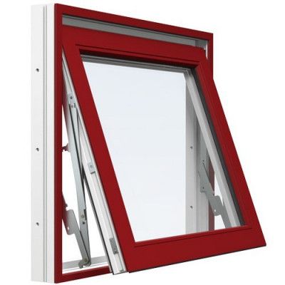 Energi Aluminium Vridfönster Röd, 8, 16