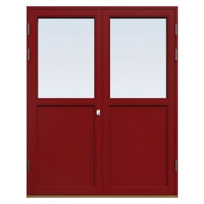 Energi Premium Fönsterdörr, Pardörr Röd, 14, 21/12