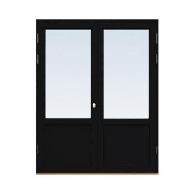 Energi Premium Fönsterdörr, Pardörr Svart, 15, 21/16