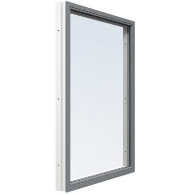 Energi Premium Fast Fönster Askgrå, 14, 10