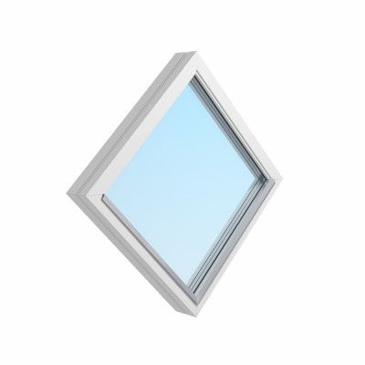 Energi Träfönster Diagonalt Fönster, Kvadrat