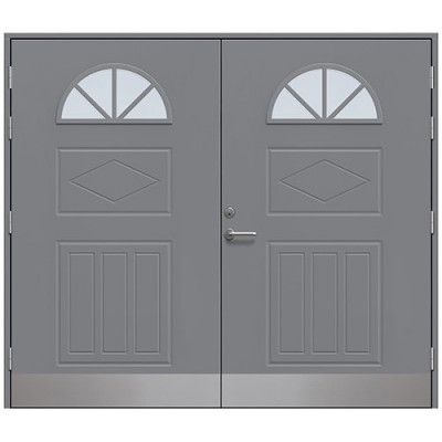 Slagport Falsterbo 2500 X 2100 Mm, Askgrå, Cotswoldglas