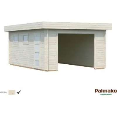 Garage Rasmus med slagport - 19,0 m²