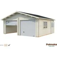 Garage Roger med takskjutport - 28,4 m²