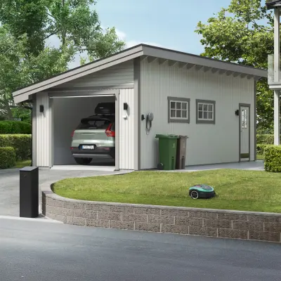Garage Trähuset 34,9 M² Pulpet