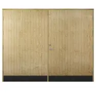 Garageport 10 °C - Tät (utan glas) + Karmhylsor