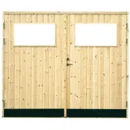 GARAGEPORT 10GR RAK PANEL GLAS INKL 2ST DÖRRSPÄRRAR 25X21 | Beijerbygg Byggmaterial