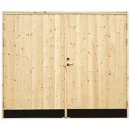 GARAGEPORT 10GR RAK PANEL INKL 2ST DÖRRSPÄRRAR 25X21 | Beijerbygg Byggmaterial