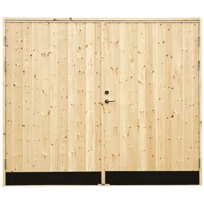 GARAGEPORT 10GR RAK PANEL INKL 2ST DÖRRSPÄRRAR 25X21 | Beijerbygg Byggmaterial