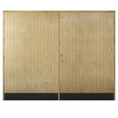 Garageport 18° Rak Panel + Karmhylsor