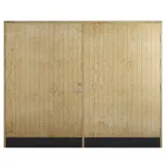 Garageport 18° Rak Panel (vänsterhängd)