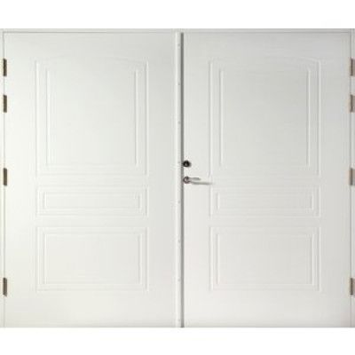Garageport moderato - Vit NCS S0502-Y, 24x21