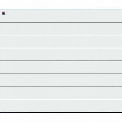 GARAGEPORT LPU42 M-PROFIL WOODGRAIN VIT 9016 5000X2250MM | Beijerbygg Byggmaterial