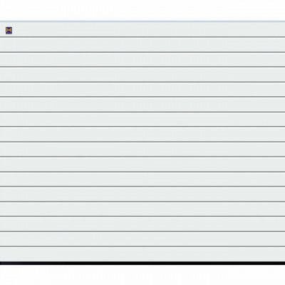 GARAGEPORT LPU42 S-PROFIL WOODGRAIN VIT 9016 4000X2125MM | Beijerbygg Byggmaterial