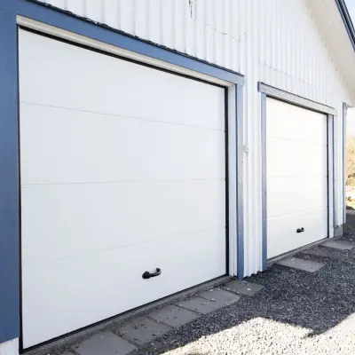 Garageport Takskjutport med fjärrstyrning | 2,4m bred