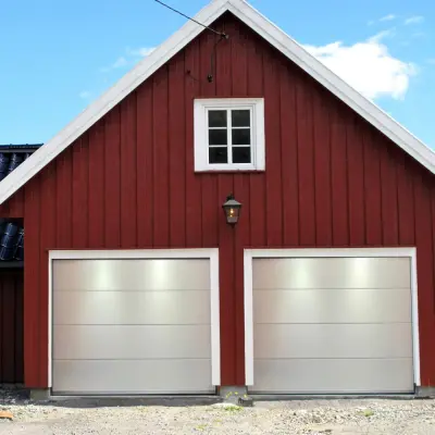 Garageport Takskjutport med fjärrstyrning | 2,5m bred