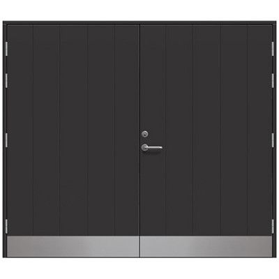 Slagport Lervik 2400 X 2100 Mm, Grafitsvart