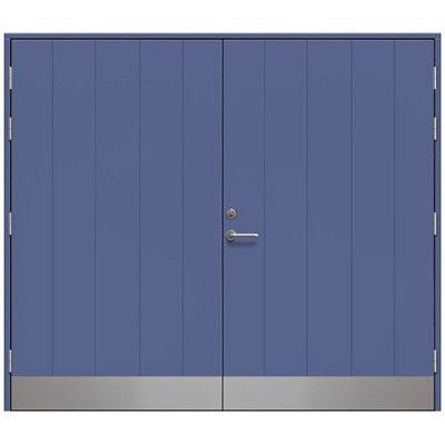 Slagport Lervik 2400 X 2100 Mm, Skymningsblå