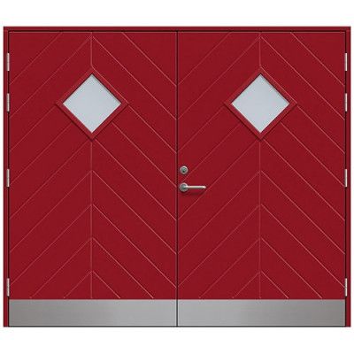 Slagport Saxtorp 2400 X 2100 Mm, Hallonröd, Cotswoldglas