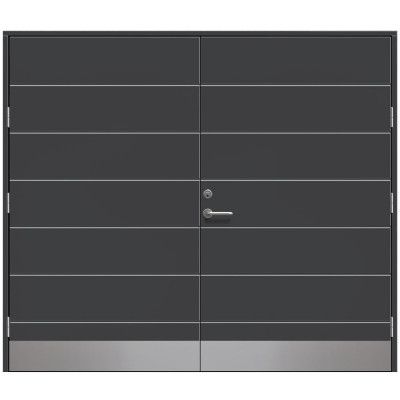 Slagport Dalby 2500 X 2000 Mm, Antracitgrå