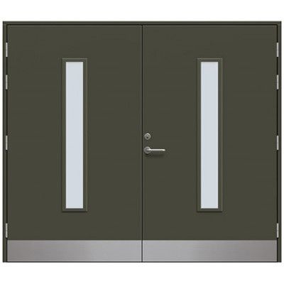 Slagport Stehag 2500 X 2100 Mm, Olivgrön, Cotswoldglas