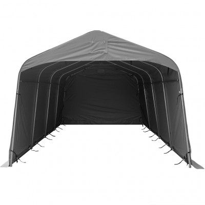 Garagetält 3,6x4,8m | 17,3m² - 500g/m² | PVC - Grå