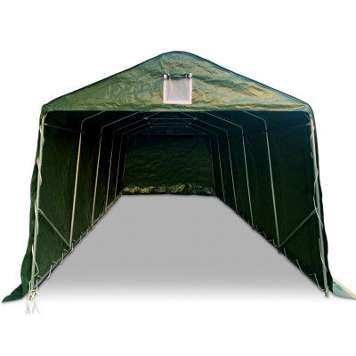 Garagetält 3,3x6m | 19,8m² - 300g/m² | PVC - Grön
