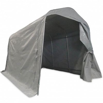 Garagetält 2,4x3,6m | 8.6m² - 500g/m² | PVC - Grå