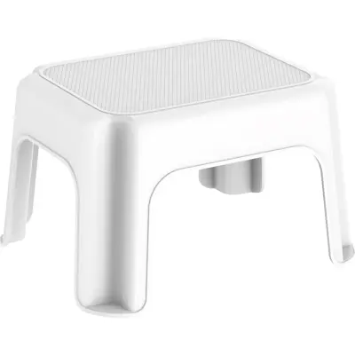 Pall - Vit | Badrumspall | Plast