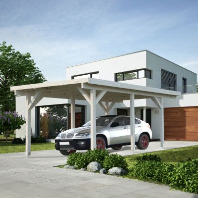 Palmako Carport Karl 11,7 M² Ingen, Obehandlad