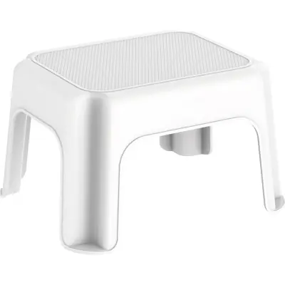 Pall - Vit | Badrumspall | Plast