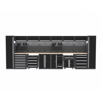 Verkstad&garage | Komplett förvaringssystem i stål | Lådskåp, Väggskåp&Verktygsvagnar