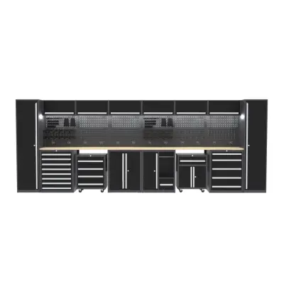 Verkstad&garage | Komplett förvaringssystem i stål | Lådskåp, Väggskåp&Verktygsvagnar