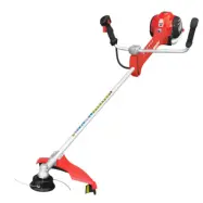 Bensindriven Röjsåg Grästrimmer 63cc 2-takt 3,1HP - Hecht + Bränsleförvaring